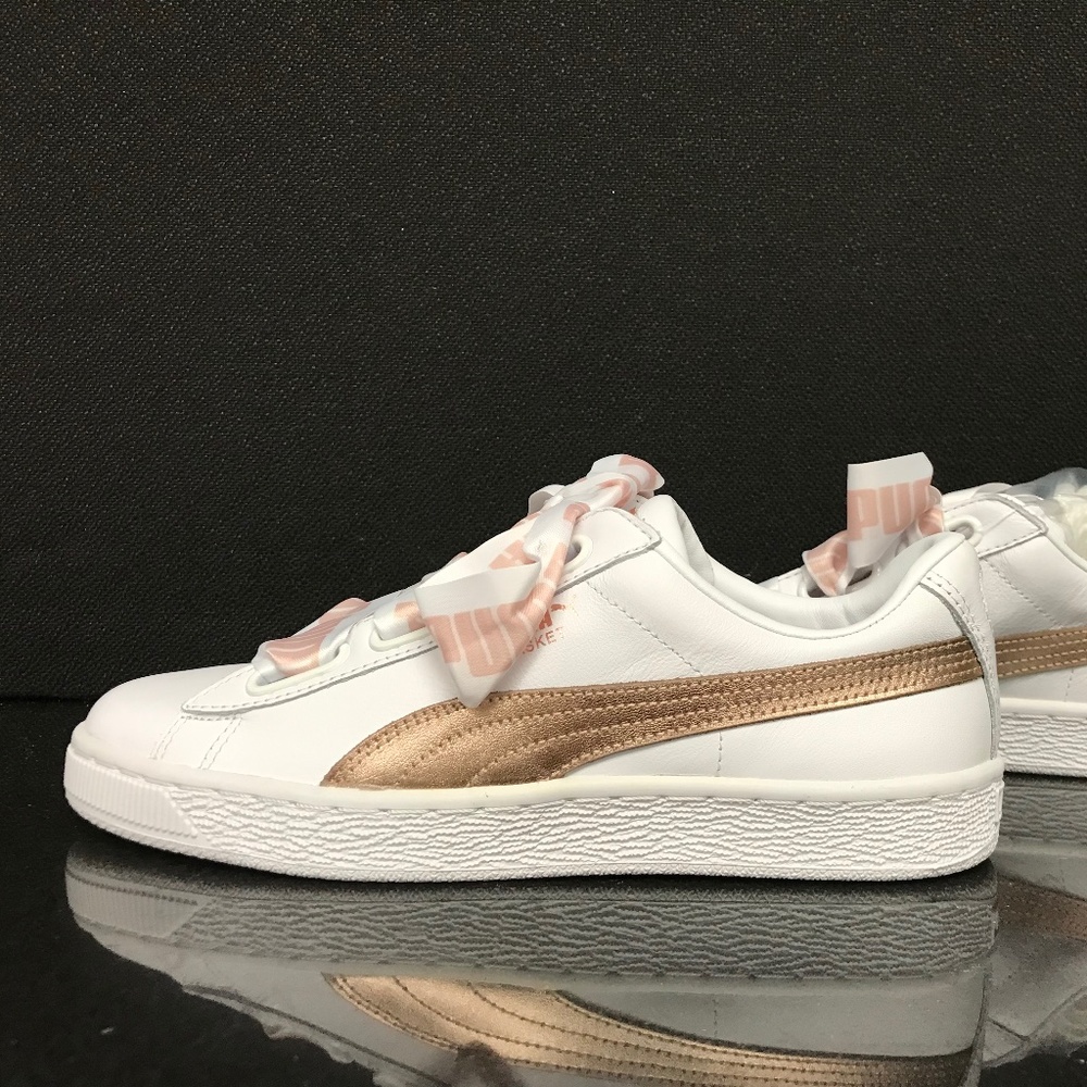 Puma Basket Heart Metallic FS Women sneaker 367767 01 Size 8